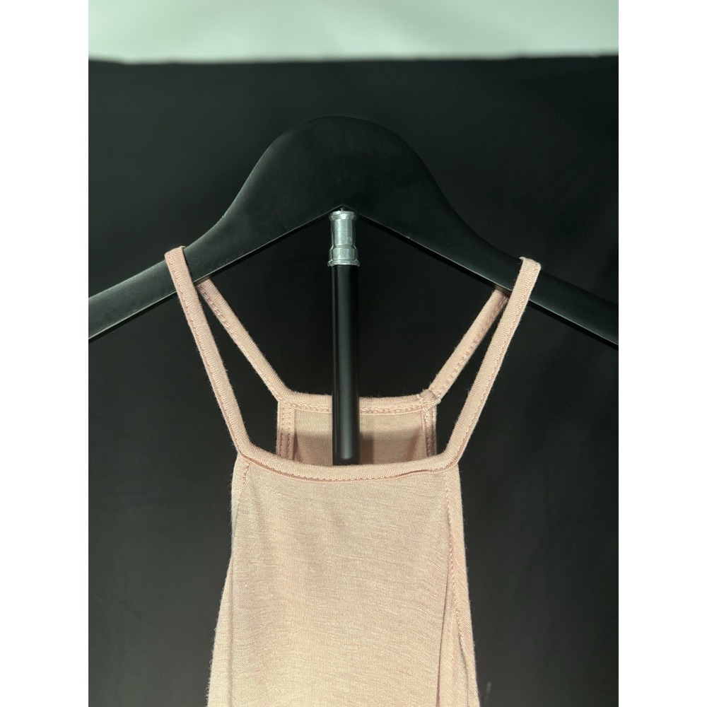 Fashion Nova Womens M Mauve Pink Halter Tank Top Racerback Sleeveless Stretch - Picture 4 of 4
